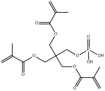 pentaerythritol trimethacrylate phosphate Struktur