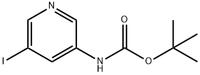 t-Butyl (5-iodopyridin-3-yl)carbamate Structure