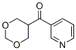 1,3-dioxan-5-yl 3-pyridyl ketone 结构式