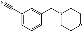 3-(MORPHOLIN-4-YLMETHYL)BENZONITRILE 化学構造式