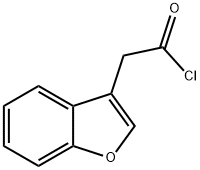BENZO[B]FURAN-3-YLACETYL CHLORIDE Structure