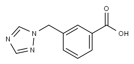 3-(1H-1,2,4-TRIAZOL-1-YLMETHYL)BENZOIC ACID Struktur