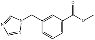 3-((1H-1,2,4-三唑-1-基)甲基)苯甲酸甲酯,857284-24-3,结构式