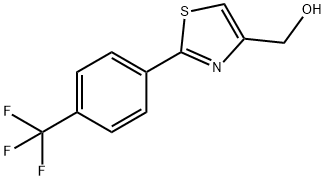 [2-[4-(TRIFLUOROMETHYL)PHENYL]-1,3-THIAZOL-4-YL]METHANOL Structure