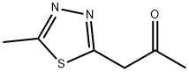 2-Propanone,  1-(5-methyl-1,3,4-thiadiazol-2-yl)- Struktur