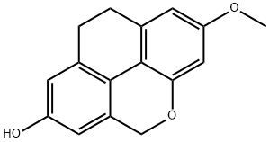 9,10-ジヒドロ-2-メトキシ-5H-フェナントロ[4,5-bcd]ピラン-7-オール 化学構造式