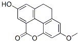 9,10-ジヒドロ-7-ヒドロキシ-2-メトキシ-5H-フェナントロ[4,5-bcd]ピラン-5-オン 化学構造式
