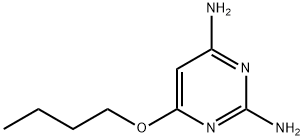 6-butoxy-pyrimidine-2,4-diyldiamine Structure