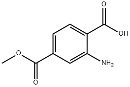 2-氨基-4-(甲氧羰基)苯甲酸, 85743-02-8, 结构式