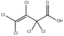 2,2,3,4,4-pentachloro-3-butenoic acid Struktur