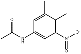 5-ACETYLAMINO-3-NITRO 1,2-XYLIN Struktur