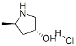 (3R,5R)-5-Methylpyrrolidin-3-ol hydrochloride