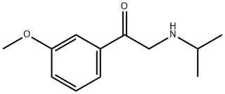 2-ISOPROPYLAMINO-1-(3-METHOXY-PHENYL)-ETHANONE Structure