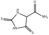 4-Imidazolidinecarboxamide,  2,5-dithioxo- Struktur