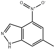 6-METHYL-4-NITRO (1H)INDAZOLE Struktur