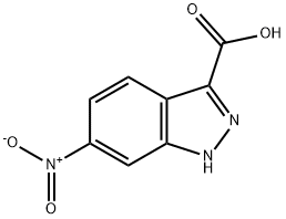 6-Nitro-3-indazolecarboxylic acid Struktur