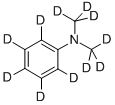 N,N‐ジメチルアニリン‐D11 化学構造式