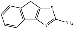 8H-INDENO[1,2-D][1,3]THIAZOL-2-AMINE Struktur