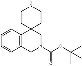 TERT-BUTYL 1H-SPIRO[ISOQUINOLINE-4,4'-PIPERIDINE]-2(3H)-CARBOXYLATE Structure