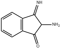 1H-Inden-1-one,  2-amino-2,3-dihydro-3-imino- Struktur