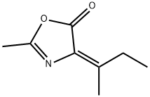 5(4H)-Oxazolone,2-methyl-4-(1-methylpropylidene)-,(E)-(9CI) Structure