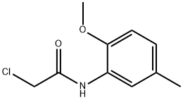 2-クロロ-N-(2-メトキシ-5-メチルフェニル)アセトアミド 化学構造式