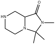Imidazo[1,5-a]pyrazin-1(5H)-one, hexahydro-2,3,3-trimethyl- (9CI) Struktur