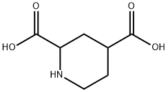 2,4-哌啶二羧酸, 85819-03-0, 结构式