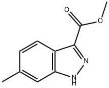 6-METHYL-3-INDAZOLECARBOXYLIC ACID METHYL ESTER Structure