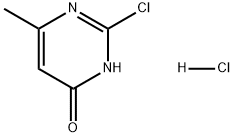 4(3H)-Pyrimidinone, 2-chloro-6-methyl-, hydrochloride (1:1) Structure
