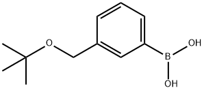 3-TERT-BUTOXYMETHYLPHENYLBORONIC ACID, 858364-78-0, 结构式