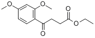 4-(2,4-ジメトキシフェニル)-4-オキソ酪酸エチル 化学構造式