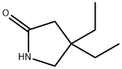 4,4-二乙基-2-吡咯烷酮 结构式