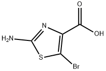 2-氨基-5-溴噻唑-4-羧酸, 858486-46-1, 结构式
