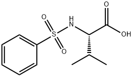 3-METHYL-2-[(PHENYLSULFONYL)AMINO]BUTANOIC ACID Struktur