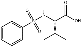 3-METHYL-2-[(PHENYLSULFONYL)AMINO]BUTANOIC ACID Structure