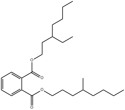 3-ethylheptyl 4-methyloctyl phthalate Structure
