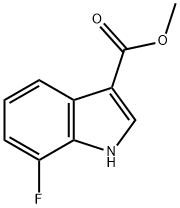 1H-INDOLE-3-CARBOXYLIC ACID,7-FLUORO-,METHYL ESTER|7-氟吲哚-3-甲酸甲酯