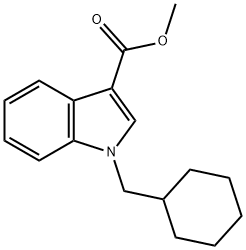 1-(CyclohexylMethyl)-1H-indole-3-carboxylic Acid Methyl Ester Struktur