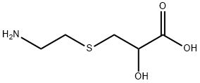 S-aminoethylmercaptolactic acid Struktur