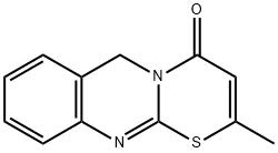 2-methyl-5,6-dihydro-1,3-thiazino(2,3-b)quinazolin-4-one Structure