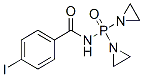 N-[ビス(1-アジリジニル)ホスフィニル]-p-ヨードベンズアミド 化学構造式