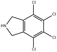 4,5,6,7-TETRACHLOROISOINDOLINE HYDROCHLORIDE Structure