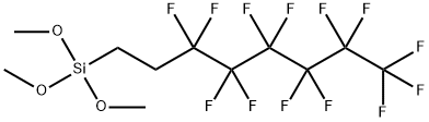 1H,1H,2H,2H-Perfluorooctyltrimethoxysilane Structure