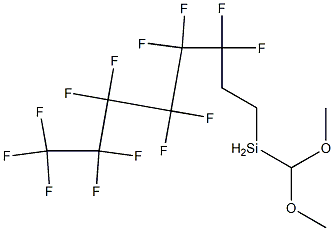 1H,1H,2H,2H-PERFLUOROOCTYLMETHYLDIMETHOXYSILANE Structure