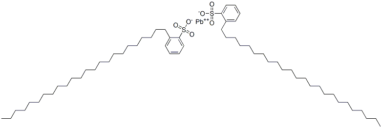 lead bis(tetracosylbenzenesulphonate) Struktur