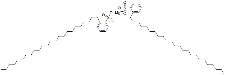 magnesium bis(tetracosylbenzenesulphonate) Struktur