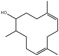 2,6,10-trimethyl-5,9-cyclododecadien-1-ol 结构式