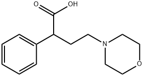 4-MORPHOLIN-4-YL-2-PHENYL-BUTYRIC ACID
 Structure