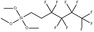 NONAFLUOROHEXYLTRIMETHOXYSILANE Structure